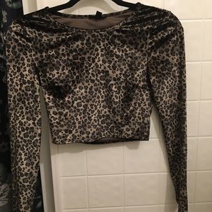 Cropped Long sleeve Top
